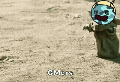 Cartoon Character With Word Gmers GIF