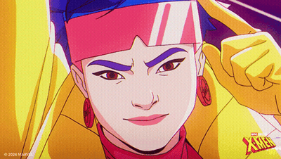 Cartoon Character With X-Men GIF