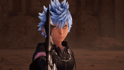 Cartoon Character With Yellow Hair And Blue Eyes Smiling GIF