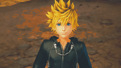 Cartoon Character With Yellow Hair And Blue Eyes Smiling GIF