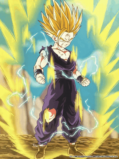 Cartoon Character With Yellow Lightning Bolt