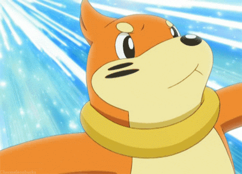 Cartoon Character With Yellow Scarf Smiling GIF