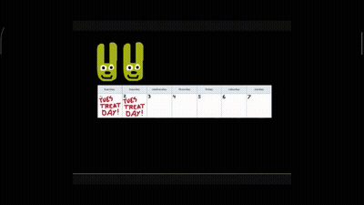 Cartoon Character With Yo-Yos Saying Everywhere Tuesdays GIF