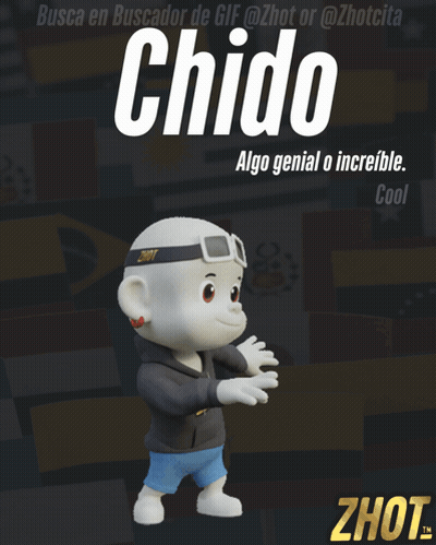 Cartoon Character With Zhot Headband GIF