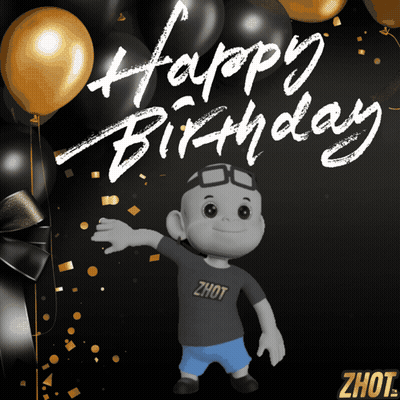 Cartoon Character With Zhot Shirt GIF