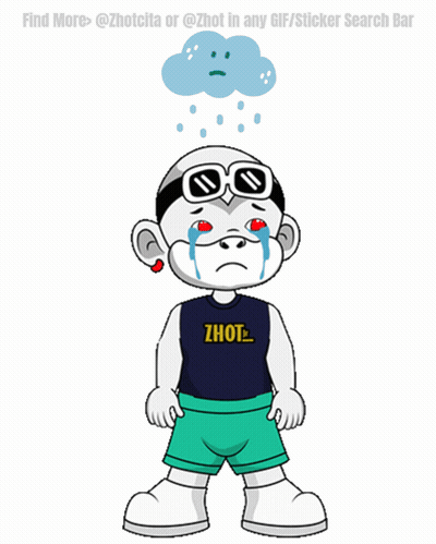 Cartoon Character With Zhot Shirt GIF