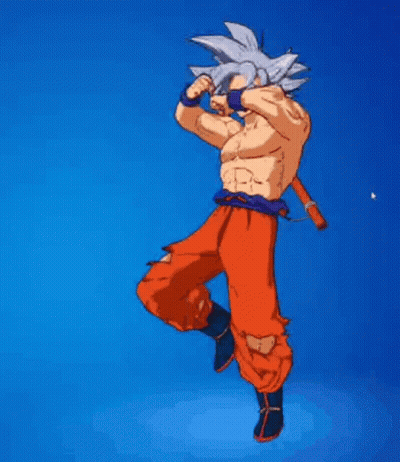 Cartoon Character Without Shirt Blue Background GIF