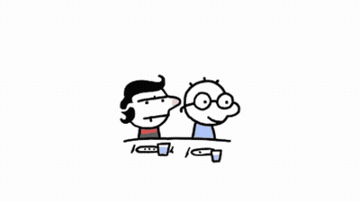 Cartoon Characters Asking What Is Lingus GIF