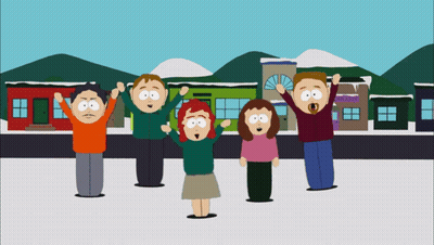 Cartoon Characters At Altitude Building GIF