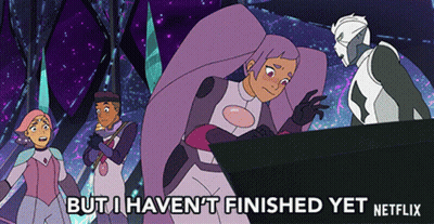 Cartoon Characters But I Haven't Finished Yet Netflix GIF