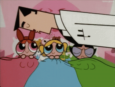 Cartoon Characters Buttercup And Bubbles GIF