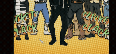 Cartoon Characters Clicke Clack GIF