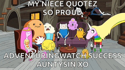 Cartoon Characters Couch My Niece Quotez So Proud GIF