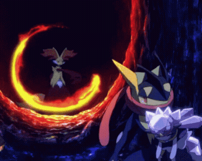 Cartoon Characters Fighting in Dark Cave