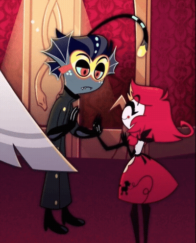 Cartoon Characters Holding Hands GIF