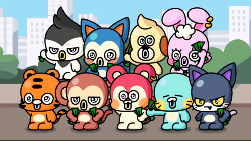Cartoon Characters Holding Money GIF