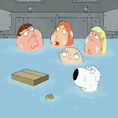 Cartoon Characters In Bathtub GIF