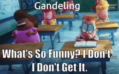 Cartoon Characters In Classroom Saying What's So Funny GIF