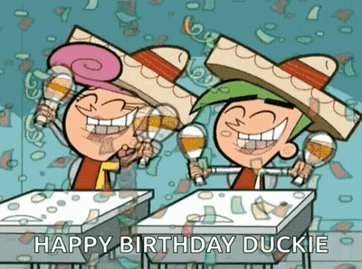 Cartoon Characters In Sombreros Holding Maracas Drinking Beer GIF