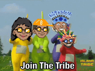 Cartoon Characters Join The Tribe GIF