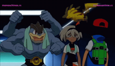 Cartoon Characters Next To Monoschinos.rs GIF