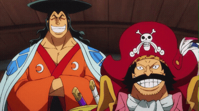 Cartoon Characters One Wearing Red Skull Hat GIF