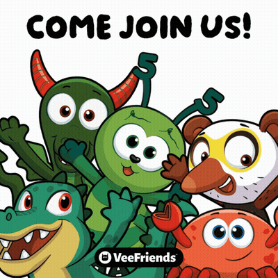 Cartoon Characters Saying Come Join Us GIF