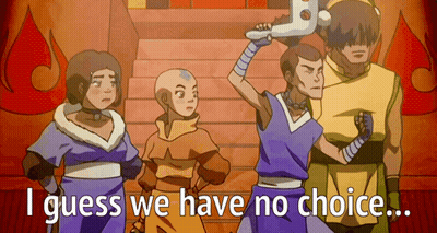 Cartoon Characters Saying I Guess We Have No Choice GIF