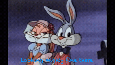 Cartoon Characters Saying Looking Mighty Fine There GIF