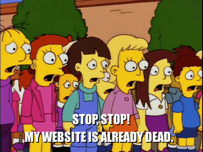 Cartoon Characters Saying Stop GIF