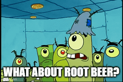 Cartoon Characters Saying What About Root Beer GIF