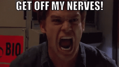 Cartoon Characters Saying Woah Touched A Nerve There GIF