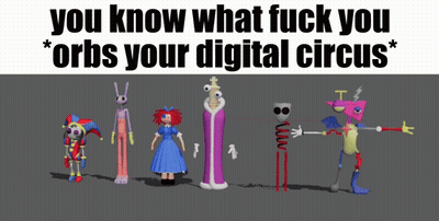 Cartoon Characters Saying You Know What Fuck You Orbs GIF