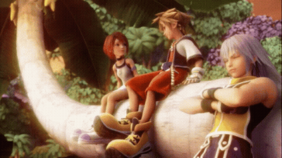 Cartoon Characters Sitting On Elephant GIF