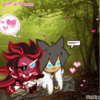 Cartoon Characters Speech Bubble Saying Awjoo GIF