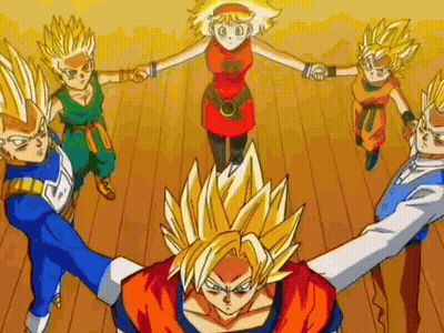 Cartoon Characters Standing In Circle Holding Hands GIF