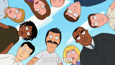Cartoon Characters Standing In Circle GIF