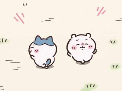Cartoon Characters Standing In Field GIF
