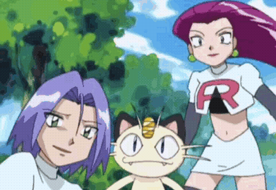 Cartoon Characters Standing In Forest GIF