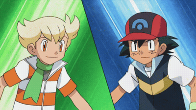 Cartoon Characters Standing Next To Each Other GIF