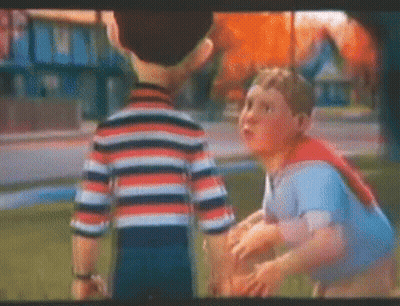 Cartoon Characters Standing On Grass GIF