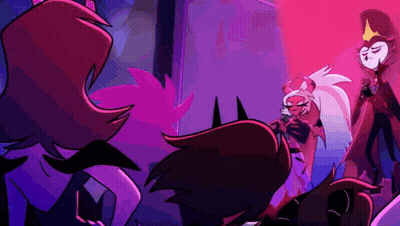 Cartoon Characters Standing Together GIF
