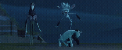 Cartoon Characters Standing Together