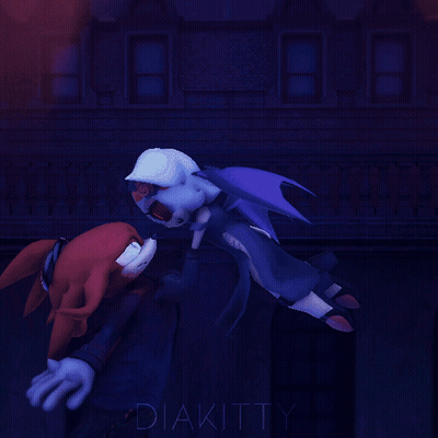 Cartoon Characters Standing Together With Diakitty GIF