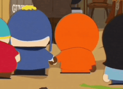 Cartoon Characters Standing Together GIF