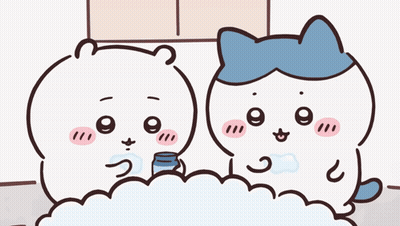 Cartoon Characters Taking A Bath GIF
