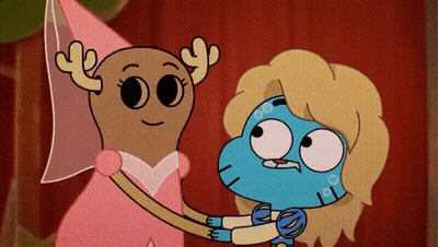 Cartoon Characters Tied Up In Back Seat Of Car GIF