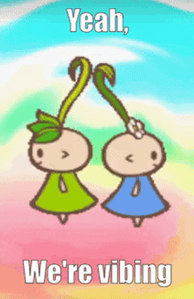 Cartoon Characters Vibing GIF