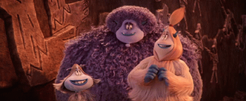 Cartoon Characters With One Wearing Hood GIF