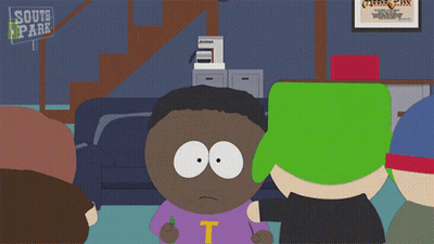 Cartoon Characters With South Park Sign GIF
